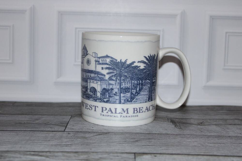 Starbucks West Palm Beach Florida Collector Series 18oz Mug EUC